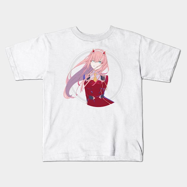 Zero Two Kids T-Shirt by Kewty